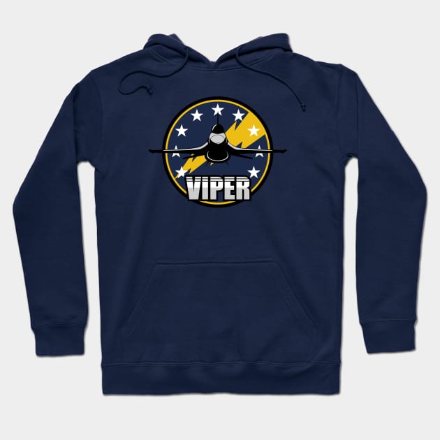 F-16 Viper Patch Hoodie by TCP